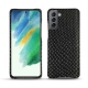レザーケース Samsung Galaxy S21 FE - Serpent nero 