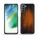 Lederschutzhülle Samsung Galaxy S21 FE - Marron Patine