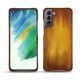 Samsung Galaxy S21 FE leather cover - Doré Patine