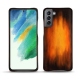 Custodia in pelle Samsung Galaxy S21 FE - Fauve Patine