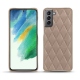Lederschutzhülle Samsung Galaxy S21 FE - Taupe vintage - Couture