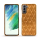 Funda de piel Samsung Galaxy S21 FE - Or Maïa - Couture