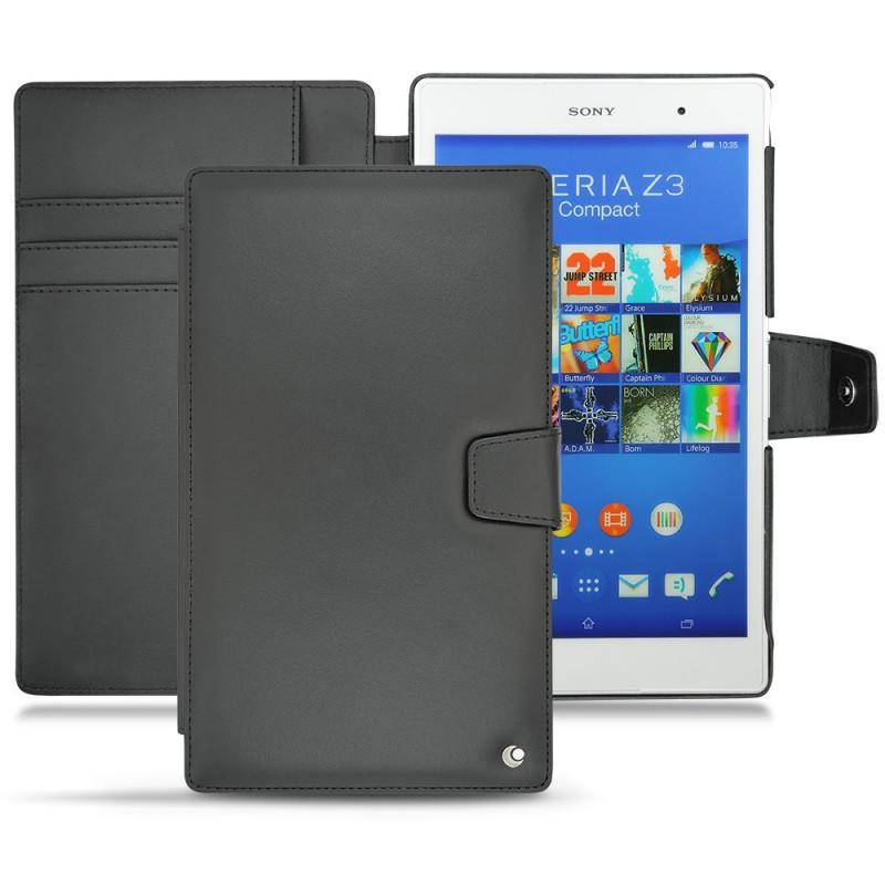 Funda de piel Sony Xperia Z3 Tablet Compact  - Noir ( Nappa - Black ) 