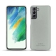 Custodia in pelle Samsung Galaxy S21 FE - Gris PU