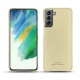 Custodia in pelle Samsung Galaxy S21 FE - Beige PU