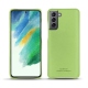 Funda de piel Samsung Galaxy S21 FE - Vert olive PU