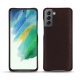 Custodia in pelle Samsung Galaxy S21 FE - Marron envoûtant
