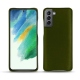 Custodia in pelle Samsung Galaxy S21 FE - Vert Veggie