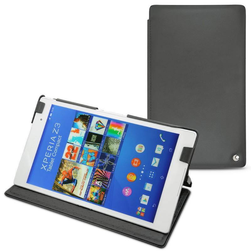 Capa em pele Sony Xperia Z3 Tablet Compact  - Noir ( Nappa - Black ) 