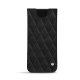 Capa em pele Samsung Galaxy S21 FE - Negre poudro - Couture