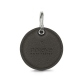 Leather key ring - Anthracite ( Pantone 424C ) 