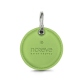 Leather key ring - Vert olive ( Nappa - Pantone 578U ) 