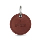 Leather key ring - Passion vintage ( Glutton - Red ) 