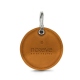 Leather key ring - Or Maïa ( Pantone 871C ) 