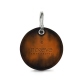 Leather key ring - Marron Patine