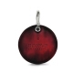 Leather key ring - Rouge Patine