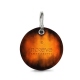 Leather key ring - Fauve Patine