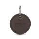 Leather key ring - Gris Veggie ( Pantone #5e514d ) 