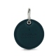 Leather key ring - Bleu Veggie ( Pantone #3f5864 ) 