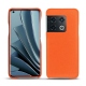 硬质真皮保护套 OnePlus 10 Pro - Orange fluo