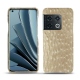 Coque cuir OnePlus 10 Pro - Autruche desert