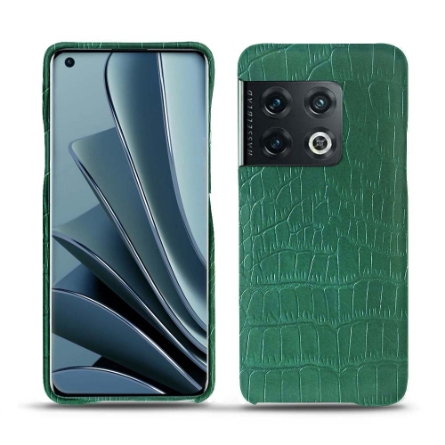 OnePlus 10 Pro：为什么选择皮套？Crocodile pino ( Pantone #173F35 ) 