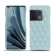 Capa em pele OnePlus 10 Pro - Bleu ciel - Couture ( Nappa - Pantone 277C ) 