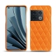 Custodia in pelle OnePlus 10 Pro - Orange - Couture ( Nappa - Pantone 1495U ) 