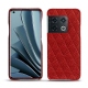 Funda de piel OnePlus 10 Pro - Tomate - Couture ( Pantone 187C ) 