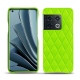 Coque cuir OnePlus 10 Pro - Vert fluo - Couture