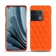 Lederschutzhülle OnePlus 10 Pro - Orange fluo - Couture