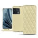 가죽 커버 OnePlus 10 Pro - Beige - Couture ( Nappa - Pantone 7502C ) 