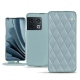 가죽 커버 OnePlus 10 Pro - Bleu ciel - Couture ( Nappa - Pantone 277C ) 