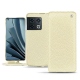 OnePlus 10 Pro leather case - Ivoire ( Sleek P C12 - White ) 