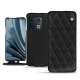 가죽 커버 OnePlus 10 Pro - Ebène - Couture ( Sleek P C12 - Black ) 
