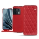 Housse cuir OnePlus 10 Pro - Rouge troupelenc - Couture