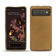 Google Pixel 6 leather cover - Sable vintage ( Roughtcut - Gaucho#57254 ) 