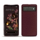 Funda de piel Google Pixel 6 - Lie de vin ( Pantone 5115C ) 