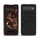 Funda de piel Google Pixel 6 - Ebène - Couture ( Sleek P C12 - Black ) 