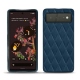 Capa em pele Google Pixel 6 - Blu mediterran - Couture