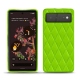 Capa em pele Google Pixel 6 - Vert fluo - Couture