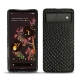 Coque cuir Google Pixel 6 - Serpent nero