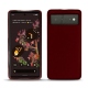 Coque cuir Google Pixel 6 - Rouge Veggie