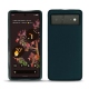 Coque cuir Google Pixel 6 - Bleu Veggie
