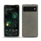 Google Pixel 6 Pro leather cover - Acier vintage ( Pantone 403C ) 