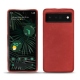 Coque cuir Google Pixel 6 Pro - Cerise vintage ( Pantone 185C ) 