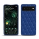 Google Pixel 6 Pro leather cover - Bleu océan - Couture ( Nappa - Pantone 293C ) 