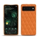 Capa em pele Google Pixel 6 Pro - Orange - Couture ( Nappa - Pantone 1495U ) 