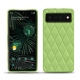 가죽 커버 Google Pixel 6 Pro - Vert olive - Couture ( Nappa - Pantone 578U ) 