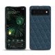 Lederschutzhülle Google Pixel 6 Pro - Indigo - Couture ( Pantone 303U ) 